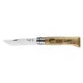 Miniatyrbild 1 av 11: OPINEL NO8 ANIMALIA FISH OAK STEINLESS, Opinel fällkniv flugfiske