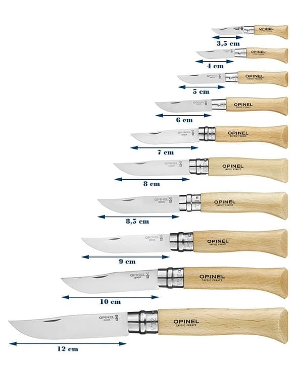 OPINEL NO 12 STEINESS, opinel fällkniv nr 12