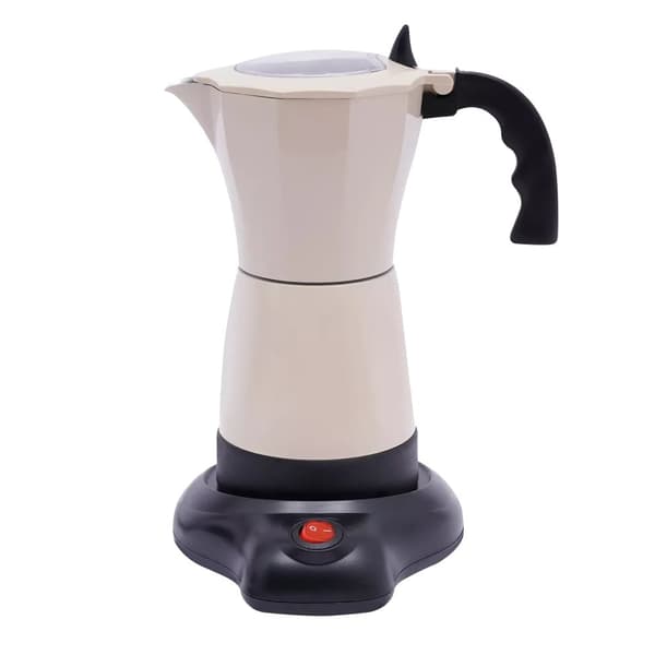 Elektrisk kaffemaskine, 480W effekt, sikkerhedsfunktioner, 12.68oz kapacitet,HVID