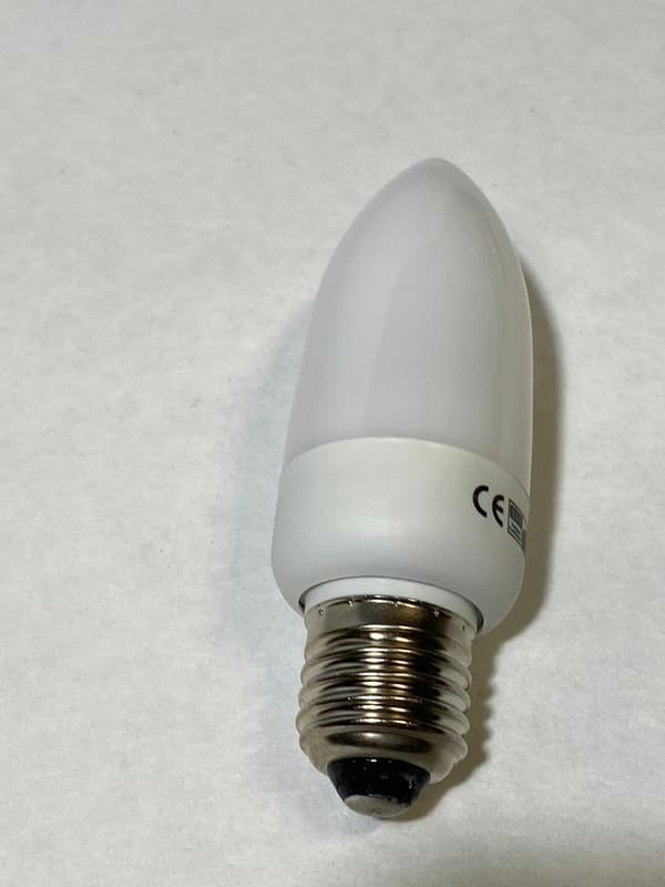 Crown light-shaped quality low energy lamp 7W, E27 10-pack
