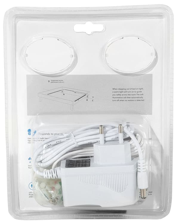 2 LED-slingor med Rörelsesensorer Varmt Vitt Ljus 120 cm ATRATO