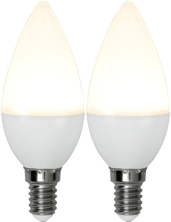 Kronljuslampa LED. 2-Pack. E14.  3W. 3000K