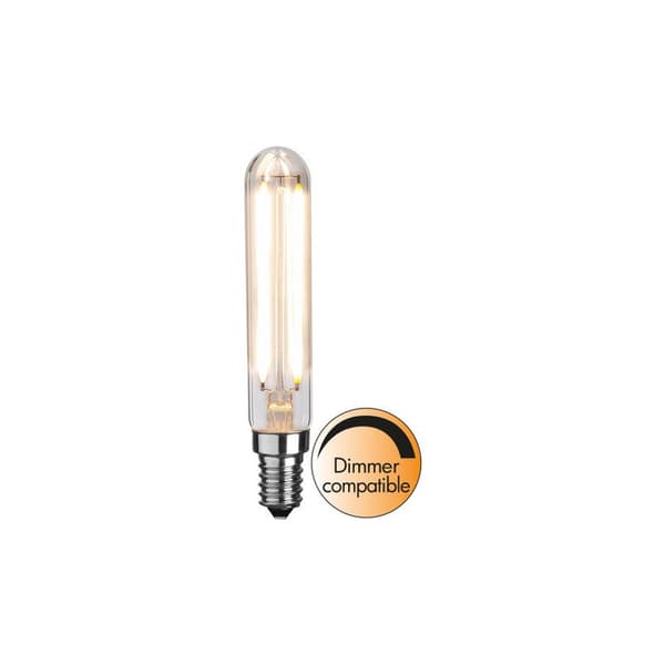 Dimbar LED-lampa E14 T20 Filament för tavelbelysningar  mm