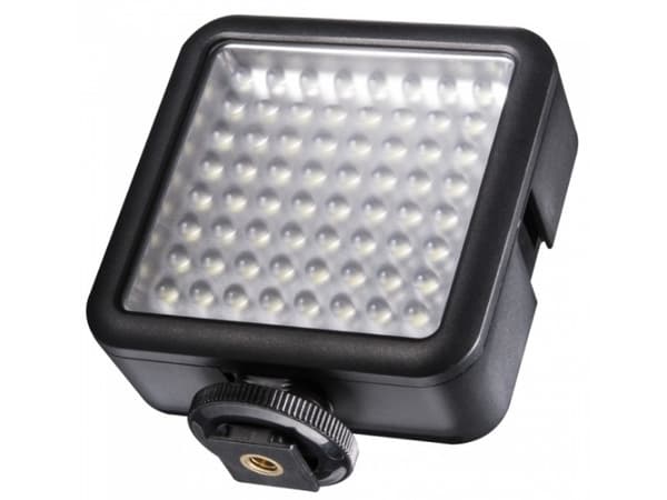Walimex Pro LED Video Light - Lys på kamera - 1 hoder x 64 lampe - LED - DC