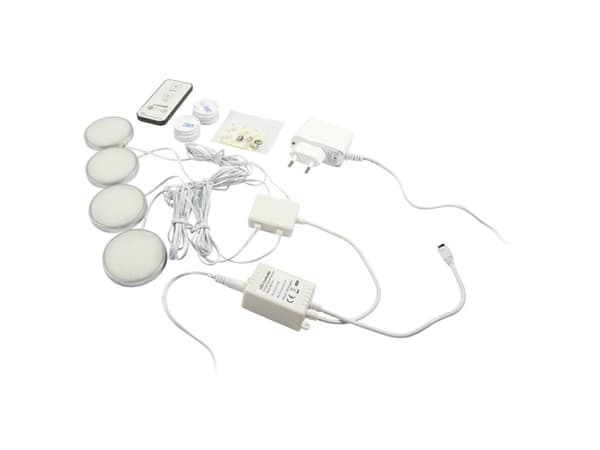 Synergy 21 LED shelf lighting COMPLETE set warm white Vit