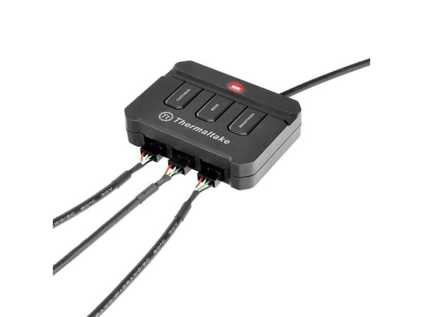 Thermaltake Lumi Color 256C RGB - Sats med ljusremsor - LED - 256 färger - svart