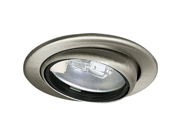 Paulmann 98474, Innsunket spotlight, G4, 1 ampuller, Børstet stål