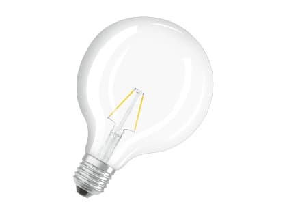 OSRAM - LED-glödlampa med filament - klar finish - E27 - 4.5 W (motsvarande 40 W) - klass E - varmt vitt ljus - 2700 K