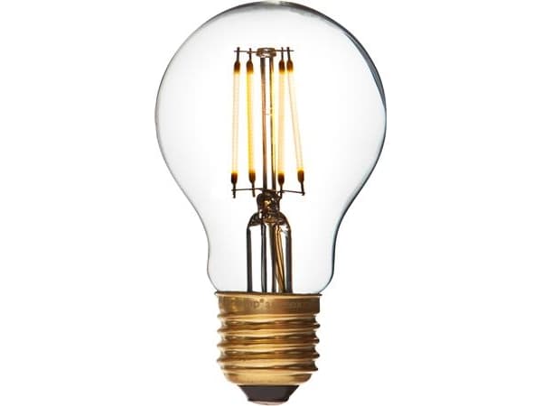 Eksteriør standard klar LED 240V 4W/922 E27 300lm Ra-værdi 90 levetid på 15.000 timer og kan dæmpes