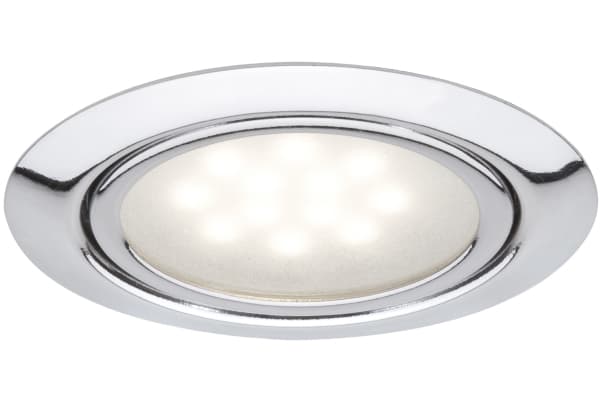 Paulmann 99814 Micro Line LED-indbygningslys Sæt med 3 stk. LED (RGB) LED indbygget 3 W Krom
