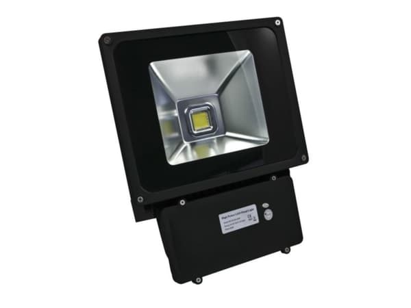 Synergy 21 LED utendørs spotlight 80W svart hus kjølig hvit V2