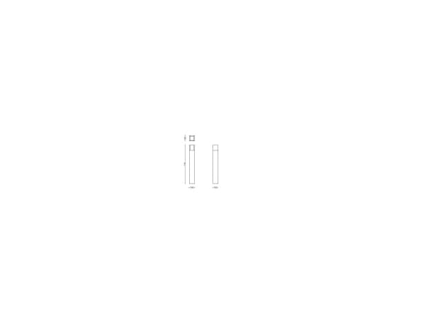 Philips myGarden Arbour - Pidestallampe - LED - 6 W (ekvivalent 47 W) - varmt hvitt lys - kube - antrasitt