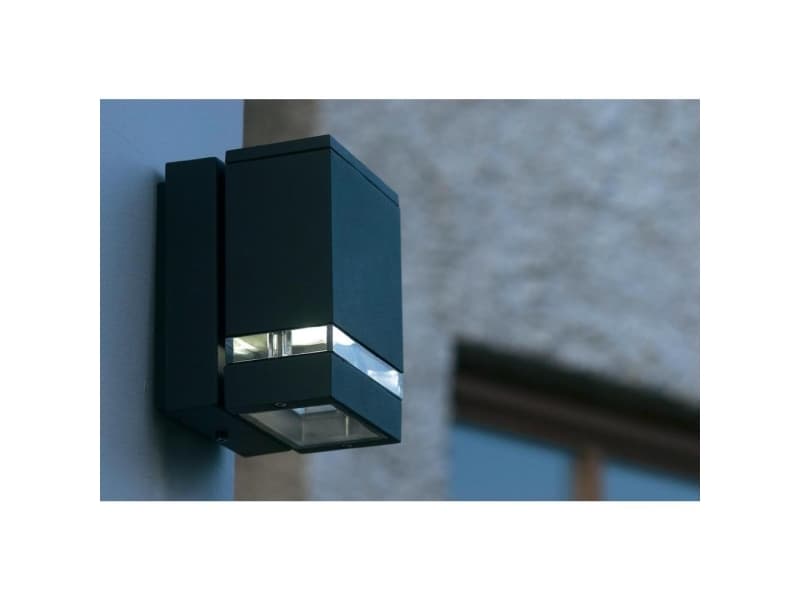 ECO-Light Focus 6051 GR LED LED-udendørs vægbelysning LED (RGB) LED indbygget 3 W Antracit