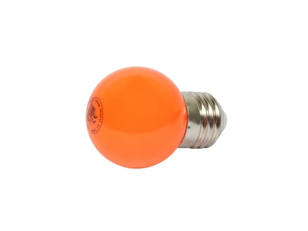 Synergy 21 LED Retrofit - LED-glödlampa - form: G45 - E27 - 1 W - klass A+ - orange
