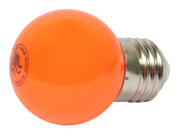 Synergy 21 LED Retrofit - LED-glödlampa - form: G45 - E27 - 1 W - klass A+ - orange