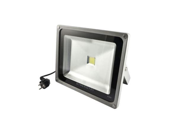 Synergy 21 LED spot utendørs flomlys 30W grått hus kjølig hvit V2