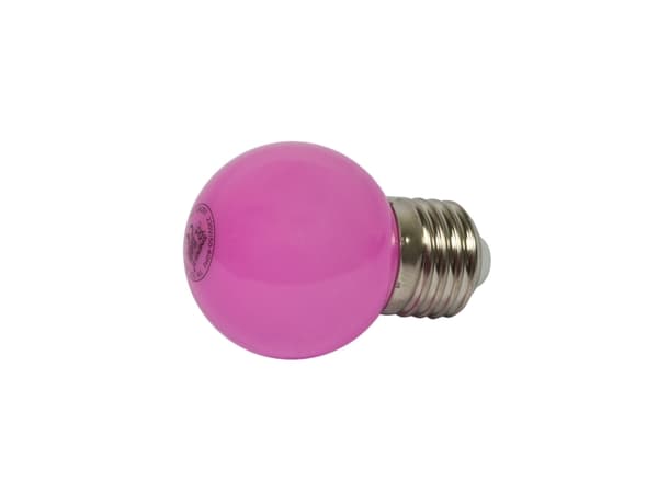 Synergy 21 LED Retrofit E27 Drop polttimo G45 vaaleanpunainen 1 Watt keijuvaloille