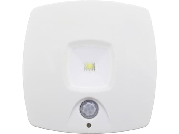 Müller-Licht 27700015 LED-natlampe med bevægelsessensor Kvadratisk LED (RGB) Dagslyshvid Hvid