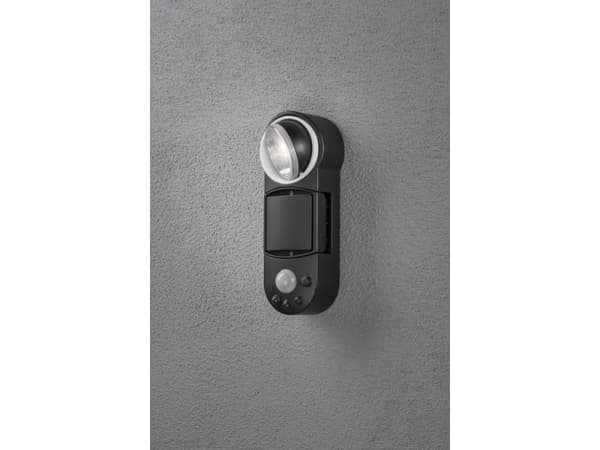 Konstsmide 7696-750, 1 lampor, 3500 K, IP44, Svart