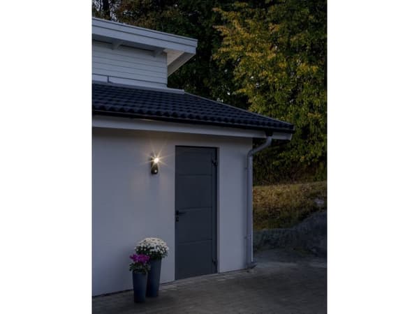 Konstsmide 7696-750, 1 lampor, 3500 K, IP44, Svart