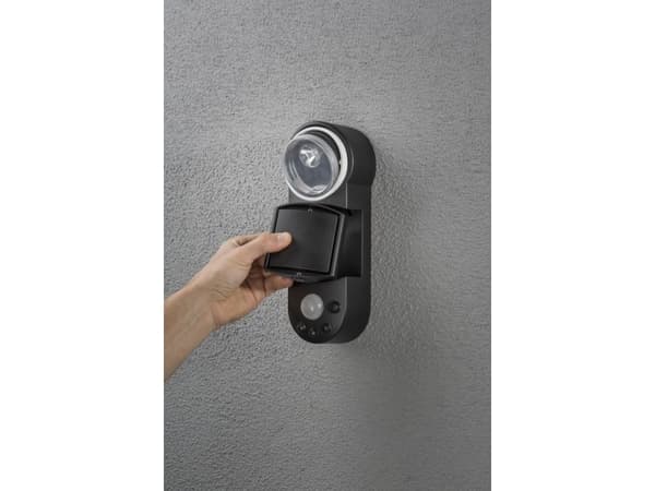 Konstsmide 7696-750, 1 lampor, 3500 K, IP44, Svart