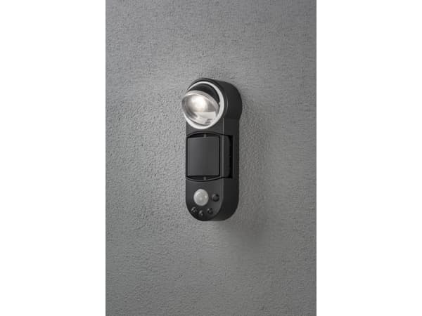 Konstsmide 7696-750, 1 lampor, 3500 K, IP44, Svart