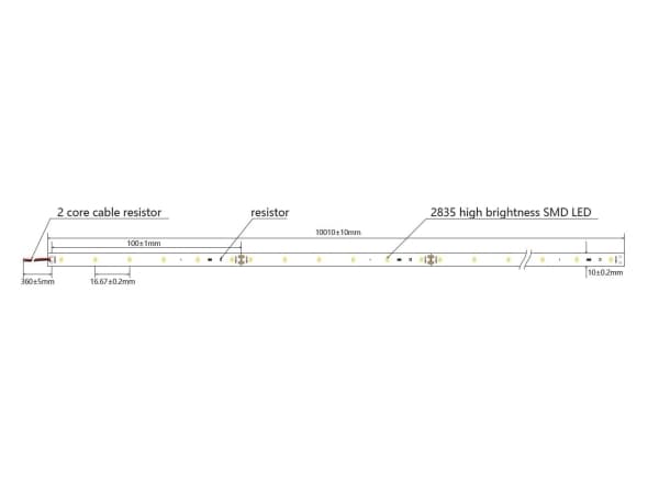 Synergy 21 LED Flex Strip 60 KW DC24V 140W IP20 ULS 10m