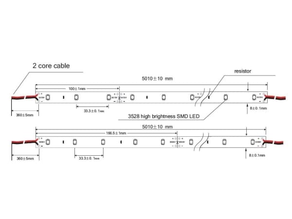 Synergy 21 LED Flex Strip 60 KW DC12V 12W IP20