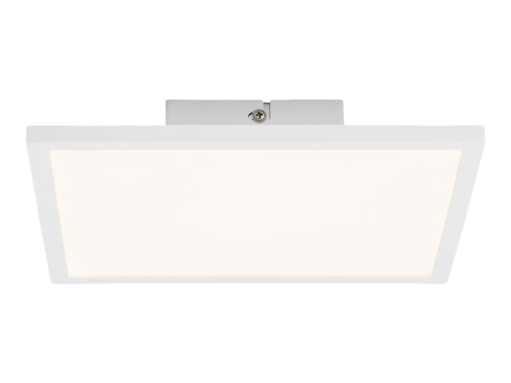 Brilliant Softline Ceres - Innertakslampa - LED - totalt: 10 W - klass F - varmt vitt ljus - 3000 K - panel - vit