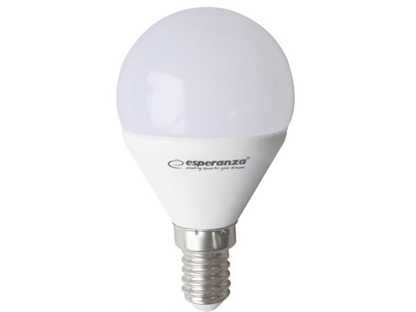 Esperanza ELL152, 6 W, E14, 580 lm, 30000 h, Lämmin valkoinen