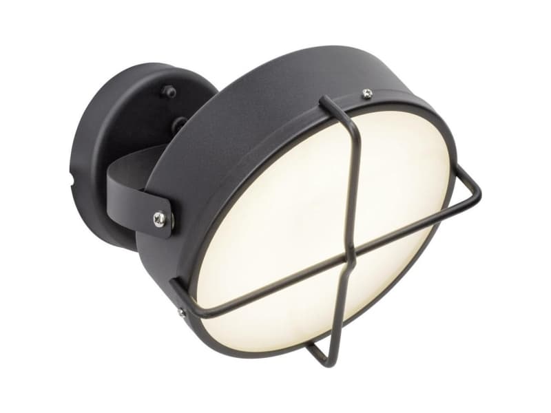 Brilliant Nyx G96293/63 LED-udendørs vægbelysning Energiklasse: F (A - G) LED (RGB) LED indbygget 12 W Antracit