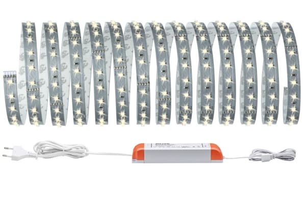 Paulmann MaxLED 500 70604 LED-båndbasissæt med stik 24 V 5 m Varmhvid