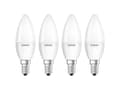 Miniatyrbilde 4 av 4: OSRAM LED BASE CLASSIC B - LED-lyspære - form: B35 - mattslipt finish - E14 - 5.7 W (ekvivalent 40 W) - klasse F - 2700 K