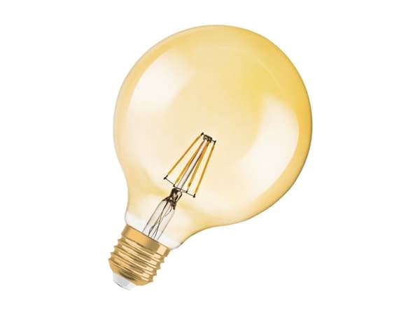 LEDVANCE Vintage 1906, 7 W, 51 W, E27, 650 lm, 15000 h, Lämmin valkoinen