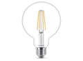 Miniatyrbild 3 av 5: Philips - LED-glödlampa - form: glob - klar finish - E27 - 7 W (motsvarande 60 W) - klass A++ - varmt vitt ljus - 2700 K