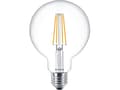 Miniatyrbild 5 av 5: Philips - LED-glödlampa - form: glob - klar finish - E27 - 7 W (motsvarande 60 W) - klass A++ - varmt vitt ljus - 2700 K