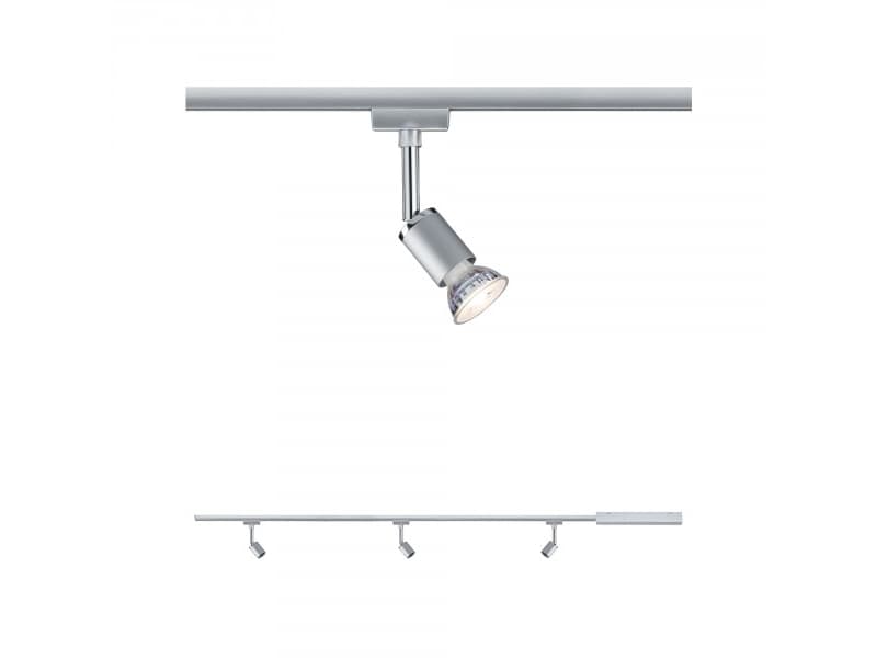 Paulmann 95463 Pure II Højvolt-skinnesystem-sæt GU10 30 W Krom, Krom (mat)