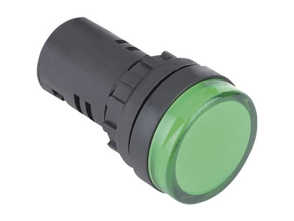 TRU COMPONENTS LED-merkkivalo Vihreä 12 V/DC AD16 22DS/12V/G
