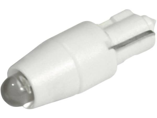 CML LED-merkkivalo W2 x 4,6d Lämmin valkoinen 24 V/DC, 24 V/AC 900 mcd
