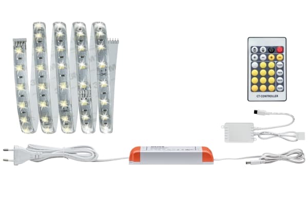 Paulmann MaxLED Tunable White 70623 LED-båndbasissæt med stik 24 V 1.5 m Varmhvid, Neutralhvid, Dagslyshvid