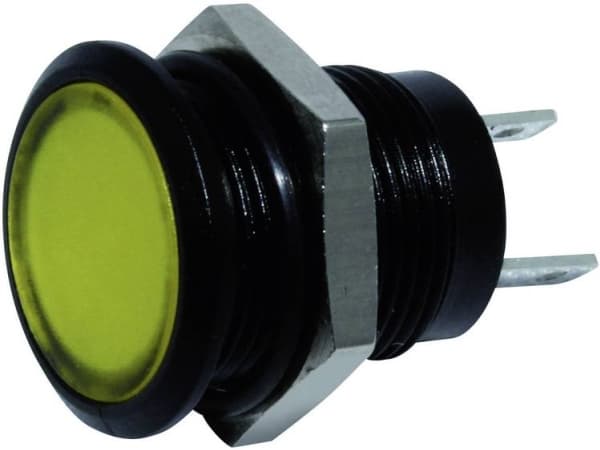 Signal Construct SKED12114 LED-signallampe Gul 24 V/DC 1240 mcd