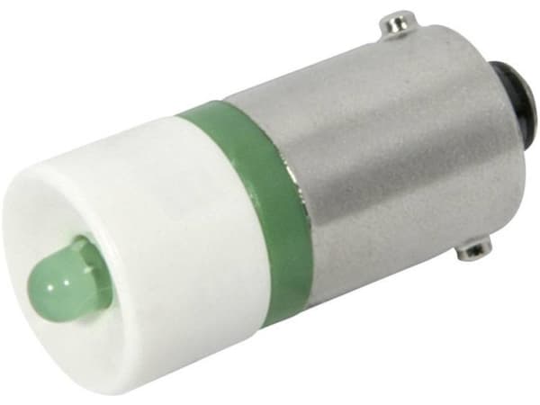 CML 18602251 LED-signallampe Grøn BA9s 12 V/DC, 12 V/AC 2400 mcd