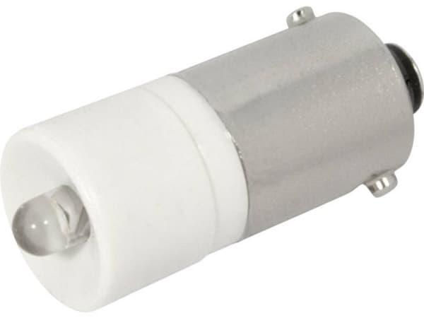 CML 1860225L3 LED-signallampe Varm hvid BA9s 12 V/DC, 12 V/AC 1440 mcd