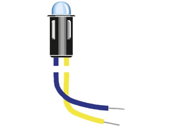 Oshino MD-567Y LED-signallampa Gul 2,1 V/DC