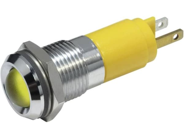 CML 19210252 LED-signallampe Gul 12 V/DC 70 mcd