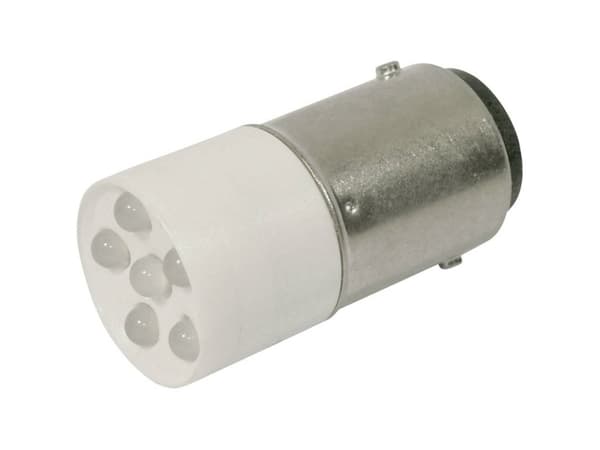 CML LED-signallampa BA15d Cool white 24 V/DC, 24 V/AC 2400 mcd