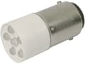 Miniatyrbild 1 av 3: CML LED-signallampa BA15d Cool white 24 V/DC, 24 V/AC 2400 mcd