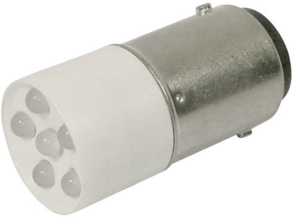 CML LED-signallampa BA15d Cool white 24 V/DC, 24 V/AC 2400 mcd