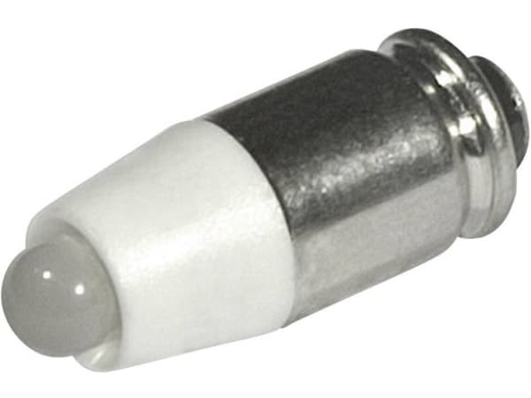 CML LED-merkkivalo T1 3/4 MG Lämmin valkoinen 24 V/DC, 24 V/AC 1260 mcd