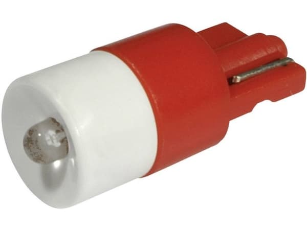 CML 1511B25UR3 LED-signallampe Rød W2,1x9,5d 12 V/DC, 12 V/AC 330 mcd